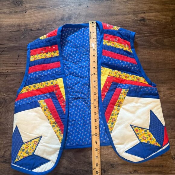 Vintage Handmade Quilted Vest - Picture 4 of 8
